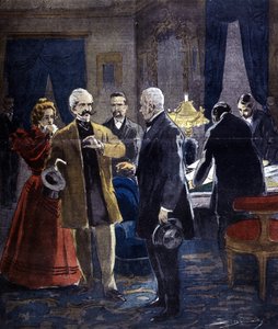 Dreyfus-Affäre. Die Verhaftung von Kommandant Esterhazy von Unknown artist