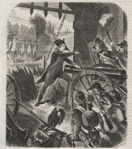 ENGLISCHE REVOLUTION. Heldentat von Desilles - Französische Revolution: der Fall von Nancy. Am 31. August 1790 startete der Marquis de Bouillé eine Repression gegen die Soldaten der Garnison von Nancy von Unknown artist