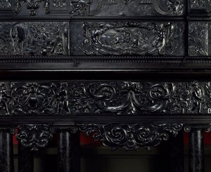 Horatius Cocles verteidigt die Sublicius-Brücke in Rom gegen den Angriff der Etrusker von Porsenna (Detail) von Unknown artist
