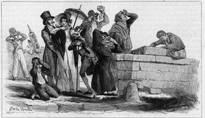 Eklipsenliebhaber: Die Bevölkerung von Paris beobachtet die Sonnenfinsternis vom 7. September von Unknown artist