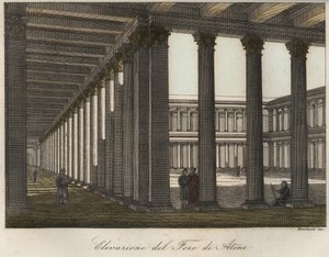 Erhebung des Forums in Athen