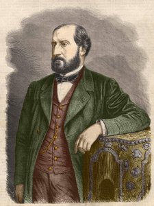 Emile Augier, französischer Dramatiker (1820 - 1889) von Unknown artist