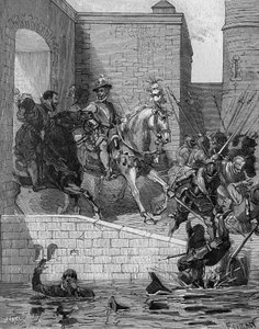 Einzug von Heinrich IV. (1553-1610), König von Frankreich, in Paris, 22. März