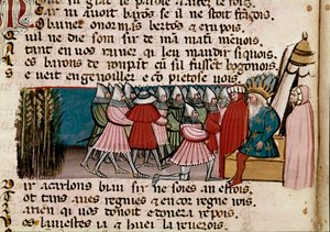 Eintritt nach Spanien (Miniatur) von Unknown artist