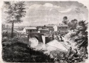 Episode in der Schlacht von Palestro, 31. Mai. von Unknown artist