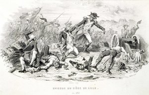 Episode der Belagerung von Lille 1792 - in „Fastes de Gardes nationales de France“