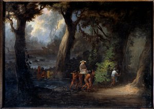 Evangelisierung: „Missionare der Banken in Südamerika werden von den Indianern getragen“ von Unknown artist