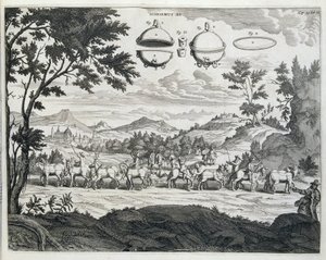 Experiment von Otto von Guericke von Unknown artist
