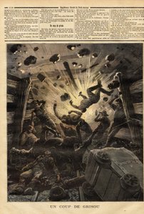 Explosion von Schlagwetter in den Minen von Anderlues (Belgien) von Unknown artist