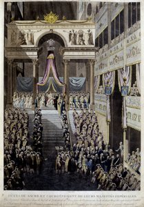 Fest der Krönung und Krönung ihrer kaiserlichen Majestäten im Jahr 1804 von Unknown artist