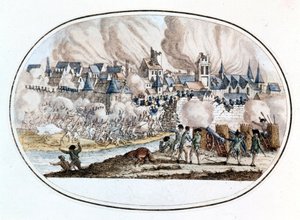 Föderalistische Aufstand. Die Einnahme von Toulon von den Engländern im Jahr 1794, bei der sich der junge Bonaparte auszeichnete von Unknown artist