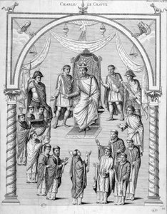 Frankreich im 9. Jahrhundert: Karl II. der Kahle (823-877) von Unknown artist