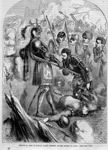 Franz I. gefangen genommen in der Schlacht von Pavia (1525)
