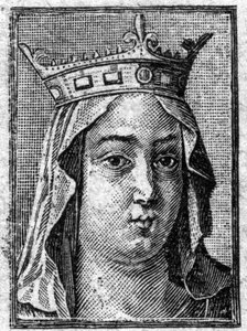 Fredegonde, dritte Frau von Chilperic I., König der Franken von Neustrien von Unknown artist