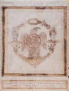 Frontispiz eines Essays über das Cello von Jean Louis Duport von Unknown artist