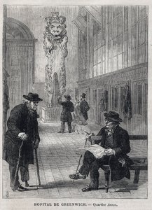 GREENWICH HOSPITAL: Die Galionsfigur des Kriegsschiffs 