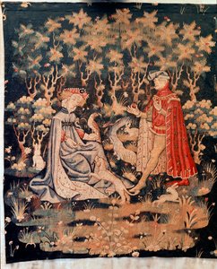 Galante Szene, das Geschenk des Herzens von Unknown artist