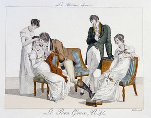 Spiel: „der erratene Kuss“ - in „le Bon genre“, Nr. 45