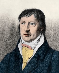 Georg Wilhelm Friedrich Hegel (1770-1831) englischer Philosoph, Gravur um 1825 von Unknown artist