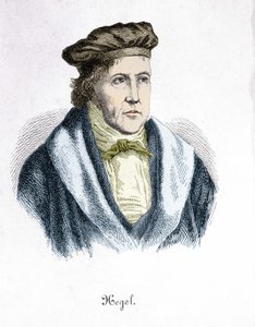 Georg Wilhelm Friedrich Hegel (1770 - 1831), deutscher Philosoph. von Unknown artist
