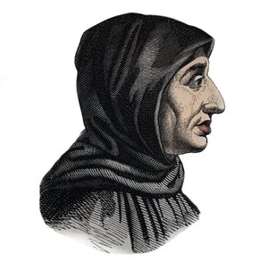 Girolamo Savonarola (1452-1498) italienischer Dominikanerpriester und Führer von Florenz - Porträt von Jerome Savonarole (Girolamo Savonarola (1452-1498), italienischer Dominikanerprediger und Reformer von Unknown artist
