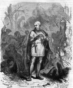 Gott bewahre uns vor den Strafen von Monsieur dem Konstabler! Der Konstabler von Montmorency um 1548 im Militärfeldzug. Gravur des 19. Jahrhunderts von Unknown artist