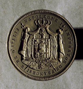 Goldenes Siegel des Königreichs Italien zur Zeit Napoleons I.