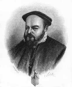 Götz von Berlichingen oder Gottfried von Berlichingen, genannt Götz mit der Eisernen Hand, deutscher Ritter (1480-1562). von Unknown artist