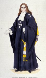 Großritter - Kreuz des Malteserordens. 19. Jahrhundert Gravur von Unknown artist