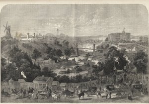 Hamburg - Deutschland - Gartenbauausstellung 1869 - Hamburg - der Park der Internationalen Gartenbauausstellung