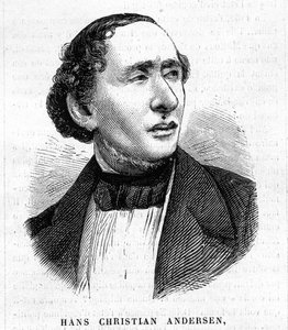Hans Christian Andersen. Dänischer Schriftsteller 1805-1875 von Unknown artist