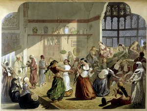Harem - in "Modernes Ägypten", ca. 1870
