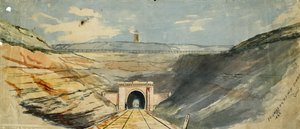 Haywards Heath Tunnel, Süden von Unknown artist