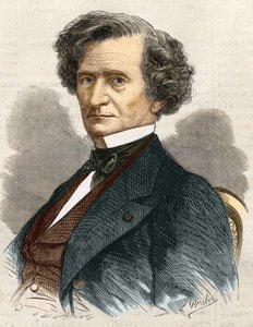 Hector Louis Berlioz, französischer Komponist (1803-1869).