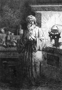Hennig Brand oder Hennig Brandt, deutscher Alchemist, entdeckt Phosphor.