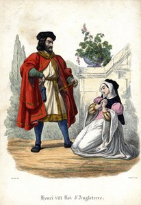 Heinrich VIII. (1491 - 1547) und Anne Boleyn von Unknown artist