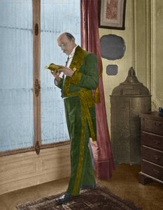 Henri de Regnier (1864-1936), französischer Schriftsteller zu Hause, bevor er zur Akademie ging. von Unknown artist