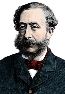 Henry Howard Molyneux Herbert, 4. Earl of Carnarvon (1831-1890) - Porträt von Henry Herbert, 4. Earl of Carnarvon (1831-1890) von Unknown artist