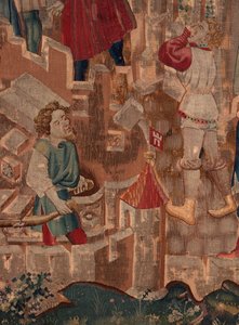Geschichte von Saint Piat und Saint Eleuthère, Szene 6 (Detail) von Unknown artist