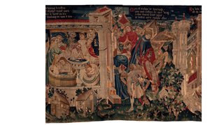 Geschichte von Saint Piat und Saint Eleuthère, Szene 7: Die Taufe der verbannten Christen