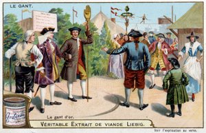 Geschichte des Handschuhs: der goldene Handschuh in England von Unknown artist