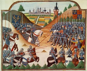 Hundertjähriger Krieg: Die Schlacht von Formigny von Unknown artist