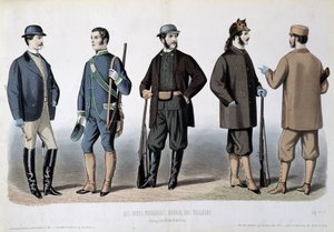Jagdausrüstungen, „Le Journal des tailors“ von Unknown artist