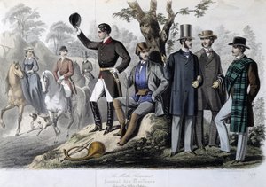 Jagdkleidung, "Le Journal des tailors" von Unknown artist