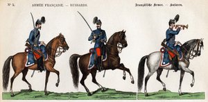 Husaren der französischen Armee von Unknown artist