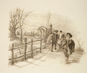 Illustration für Alessandro Manzonis Roman I Promessi Sposi von Unknown artist