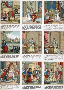 Illustration für Eselshaut, Märchen von Charles Perrault. von Unknown artist
