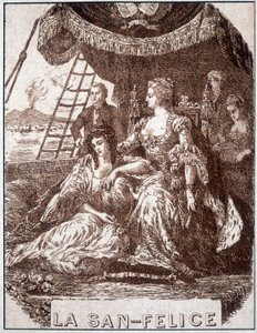 Illustration von „La San Felice“ von Alexandre Dumas Vater. Ed. A. Le Vasseur, Paris. von Unknown artist