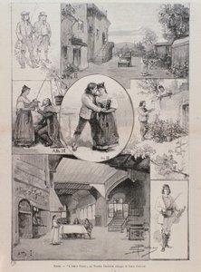 Illustrationen für die Oper L