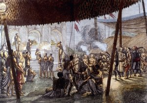 Indische Kultur und Zivilisation: Liebesfest von Krishna, Indien. Gravur 1808 von Unknown artist